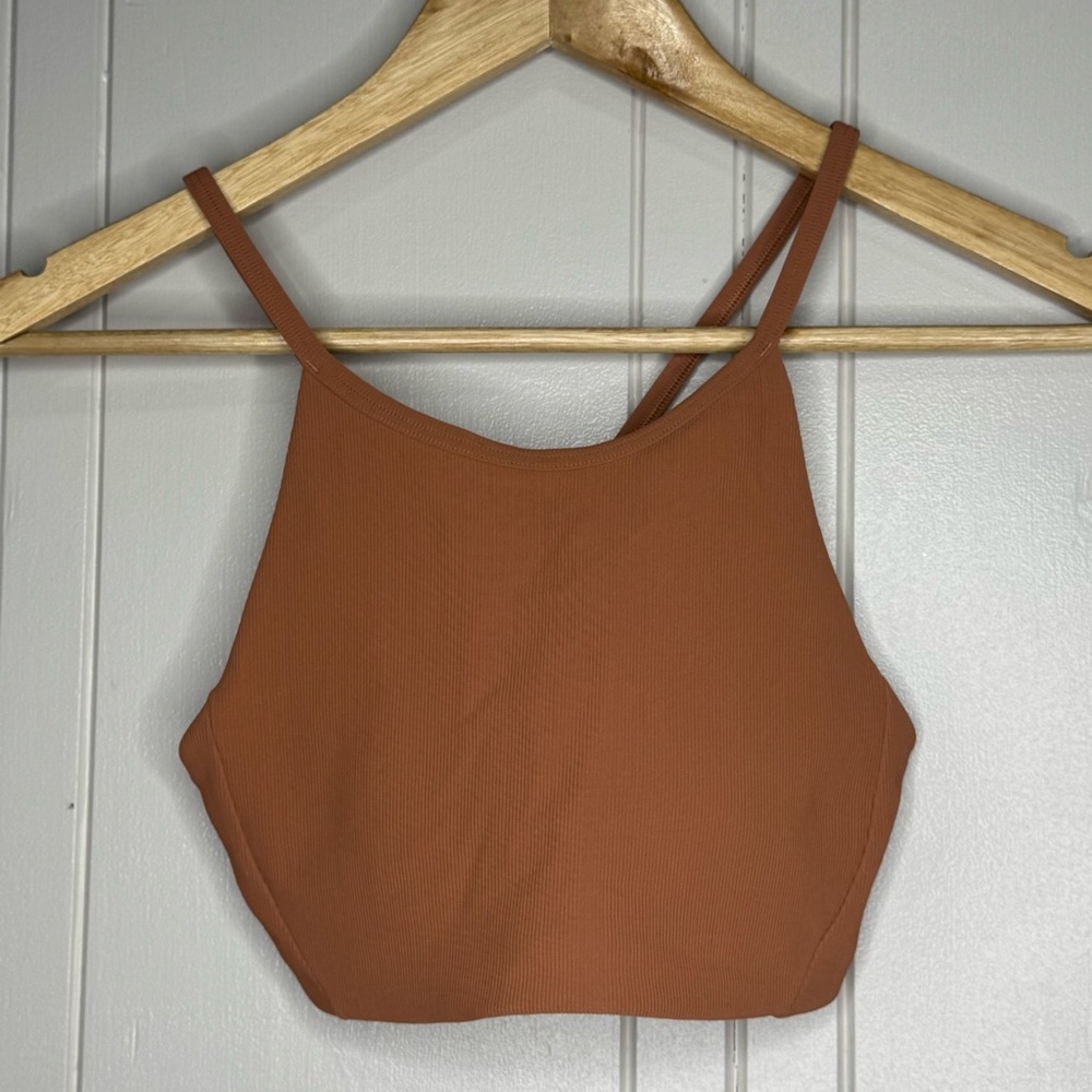 Lululemon Inner Glow Bra- Canyon Rock - Picture 2 of 13